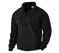 Vestes De Sport Homme Veste Homme Mi Saison Grande Taille Cyclisme Mi Saison Randonnée Hiver Intérieur Zippée Blouson Printemps Respirant Sport Vetement Blitzangebote 2#Nero L