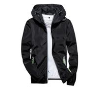 Vestes De Sport Homme Veste Homme Mi Saison Zippée Travail Blouson Printemps Randonnée Sport Cyclisme Grande Taille Mi Saison Décontractée Hiver Vetement 11#Schwarz 7XL