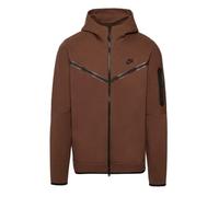 Vestes de survêtement Nike TECH FLEECE FULL ZIP HOODIES - Ref : CU4489-259 Couleur : Marron. Le Tech Fleece léger est isolant avec XS