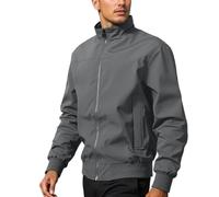 Vestes décontractées 2025 pour hommes, vêtements d'extérieur légers pour la vie quotidienne, coupe confortable, design à fermeture éclair pour un style sans effort, ajout polyvalent à votre garde-robe