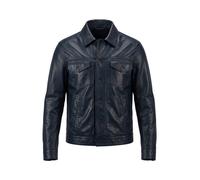 vestes homme The Jack And Jackie Leathers - greve - noir BLACK 48