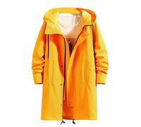 Vestes pour Hommes Bomber Léger Casual Veste à Capuche Automne Piste Sports Long Coupe-Vent Imperméable Extérieur Vêtements de Travail Mince Sportwear Manteau avec Poches Plus Taille M-6XL