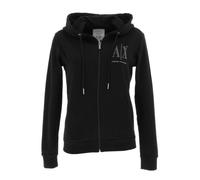 Vestes sweats zippés capuche Felpa black sweatshirt lady - Armani exchange XS