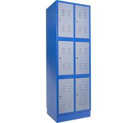 Vestiaire casier métallique - Armoire 6 compartiments de type 6F Güde G40697