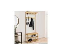 Vestiaire d'entrée bambou thais portant à vêtements et chaussures