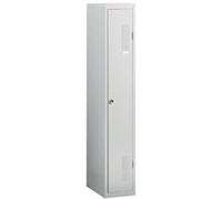 Vestiaire Eco - 1 colonne/indutrie propre - Elément de départ - Gris clair - Budget Gris G