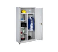 Vestiaire en métal en Acier lâqué époxy gris