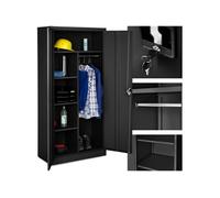 Vestiaire en métal en Acier lâqué époxy noir