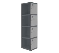 Vestiaire métallique 1800x300x500 - Anthracite/Gris - SIMON RACK - 8425437106705