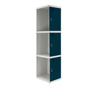Vestiaire métallique 1800x300x500 - Gris/Anthracite - SIMON RACK - 8425437107436