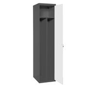 Vestiaire métallique 1800x500x500 - 1 niveau Anthracite/Bleu - SIMON RACK - 8425437106026