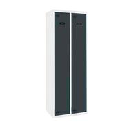 Vestiaire métallique 1800x600x500 - Bleu/Anthracite - SIMON RACK - 8425437134944