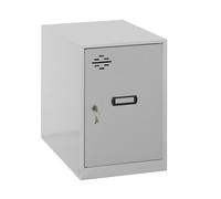 Simon Rack Casier Vestiaire Metallique Petit, 475x300x500 mm, Armoire Metallique Petit, Comprend la Clé, Gris - Simonlocker