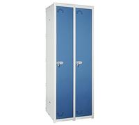 Vestiaire Métallique industrie propre. 1 Porte. 1 Module. 2 Eléments. Dim : H 1800 mm x L 530 mm x P 520 mm. Démonté.