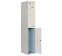 Vestiaire métallique monté 1800x300x500 - Gris - SIMON RACK - 8435104936238