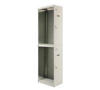 Vestiaire métallique monté 1800x400x500 - Orange/Gris - SIMON RACK - 8435104936269