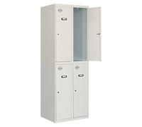 Vestiaire métallique monté 1800x600x500 - Gris - SIMON RACK - 8435104935071