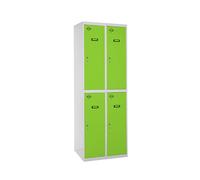 Vestiaire métallique monté 1800x600x500 - Gris/Vert - SIMON RACK - 8425437068560