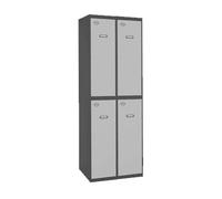 Vestiaire métallique monté 1800x800x500 - Anthracite/Gris - SIMON RACK - 8425437106217