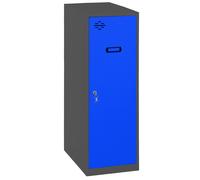 Vestiaire métallique monté 915x400x500 - Anthracite/Bleu - SIMON RACK - 8425437117817