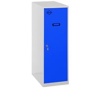 Vestiaire métallique monté 915x400x500 - Gris/Bleu - SIMON RACK - 8425437117756