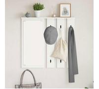 Vestiaire - meuble d entree Vidaxl Porte-manteau mural Blanc 84 x 10 x 80 cm Bois d'ingénierie
