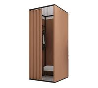 Vestiaire mobile portable - Vestiaire temporaire spacieux pour magasins de vêtements, vestiaire du sol au plafond, solution idéale pour vestiaire de ville marchande