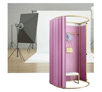 Vestiaire mobile pour centres commerciaux et studios Rose 85 x 80 x 200 cm Assemblage facile et design peu encombrant