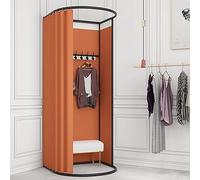 Vestiaire portable pour magasins de vêtements, vestiaire mobile pour magasins, centres commerciaux et bureaux - Idéal pour une installation instantanée et un confort client