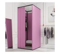 vestiaire portable, Vestiaire autoportant, magasin de vêtements de cabine d'essayage, cloison d'écran de confidentialité à crochet en métal for salle d'essayage mobile debout for magasin de vêtements(