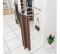 Vestiaire portable - Vestiaire d'intérieur mobile avec pare-soleil haut de gamme, design compact, idéal pour les magasins de vêtements et les événements