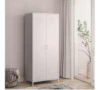 Vestiaire Seinäjoki acier 180 x 76 x 50 cm blanc