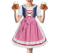 Vestido de disfraz de Oktoberfest para niñas - Vestido de disfraz de Oktoberfest 2024 para niños, disfraz de Oktoberfest para niñas, disfraz de mucama, disfraz bávaro para niñas, disfraz de Oktoberfes