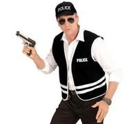 Veston + casquette officier de police - (44/48) noir G