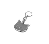 VESTOPAZZO AL06037 Porte-clés Pendentif Chat Aluminium Recyclé