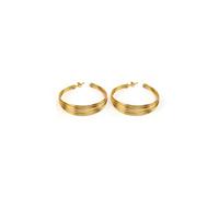 VESTOPAZZO Boucles d'oreilles à grand cercle en laiton pour femmes, fabrication artisanale NIKEL TESTED DD16112, large, Laiton, Pas de gemme