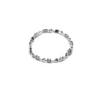 Vestopazzo Vlnet Bracelet élastique tortues et cœurs | plaqué argent | Nickel testé | Fabrication artisanale | + hibou porte-bonheur offert