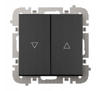 Connecteur de store Vestra sans cadre encastré IP20 noir 3816-19