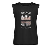 Vests Fear Factory Edgecrusher Activewear Sleeveless Tops Black L