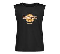 Vests Hards Rock Cafe London Retro Activewear Sleeveless Tops Black 3XL