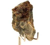 VESUVIANITE + CLINOCHLORE en provenance de FRANCE, Olmeta-di-Capocorso - Pierre Naturelle Rare et Unique, Cristal Vert Olive, 152.5 ct - Certificat d'Authenticité Inclus 37 x 30 x 18 mm Vert G