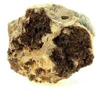 VESUVIANITE + DIOPSIDE - Pierre Naturelle en Provenance de Bellecombe, Val d'Aoste, Italie - Rare Minéral Vert et Noir, Collection de Cristaux 517.0 ct - Certificat d'Authenticité Inclus 54 x 45 x 28 