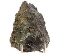VESUVIANITE - Pierre Naturelle en Provenance de France, Rocher de Farinole, Olmeta-di-Capocorso - Cristal Vert Olive Brillant et Rare - 25.5 ct - Certificat d'Authenticité Inclus 27 x 23 x 6 mm Vert G