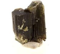 VESUVIANITE - Pierre Naturelle en Provenance d'Italie, Bellecombe, Val d'Aoste - Cristal Vert Olive, Pierre de Guérison, 18.0 ct - Certificat d'Authenticité Inclus 16 x 12 x 8 mm Vert G