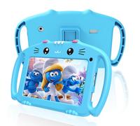 VESWWE Tablette pour Enfant 7 Pouces Android Tablette Enfants avec WiFi 32Go ROM Tablet Tactile Educative Contrôle Parental Double Caméra Kid-Proof Étui (Bleu)