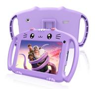 VESWWE Tablette pour Enfant 7 Pouces Android Tablette Enfants avec WiFi 32Go ROM Tablet Tactile Educative Contrôle Parental Double Caméra Kid-Proof Étui (Violet)