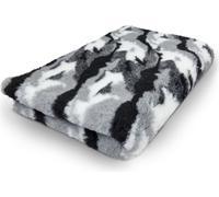 Vet Bed couchage pour chiens avec revêtement antidérapant camouflage anthracite 150 x 100 cm