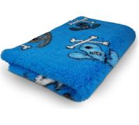 Vet Bed couverture pour chien Crossbones turquoise 150 x 100 cm