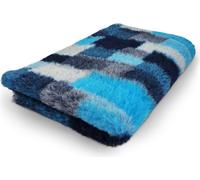 Vet Bed couverture pour chien patchwork turquoise 150 x 100 cm
