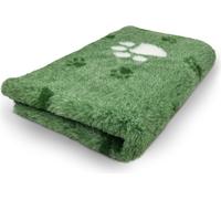 Vet Bed lit pour chien grande patte vert et blanc 75 x 50 cm